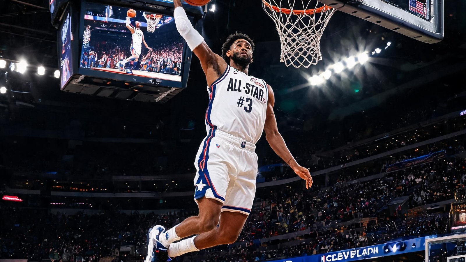 2025年NBA全明星扣篮大赛的完整回放画面